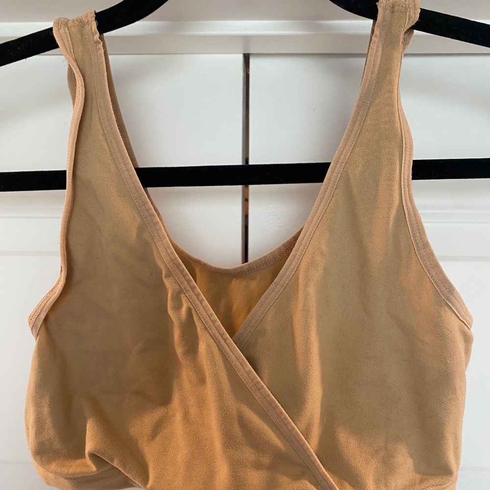Crossover nursing bra